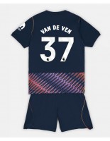 Tottenham Hotspur Micky van de Ven #37 Venkovní dres pro děti 2026-27 Krátký Rukáv (+ trenýrky)